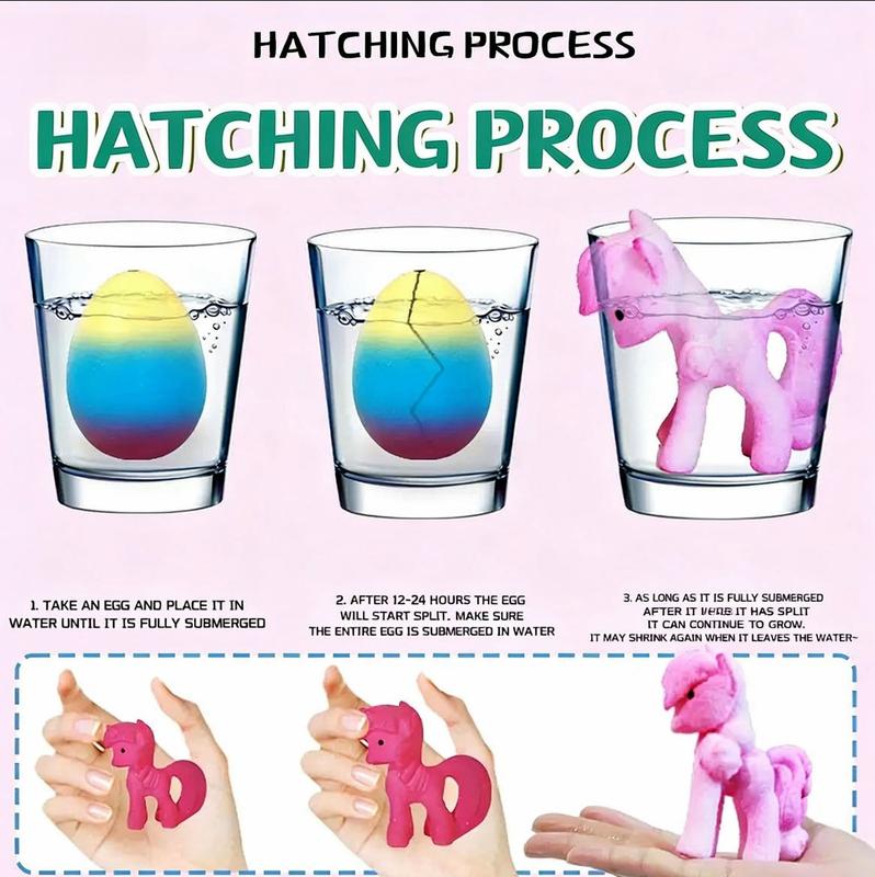 Luxswitch™ Rainbow Unicorn Surprise Eggs (6 Pack)