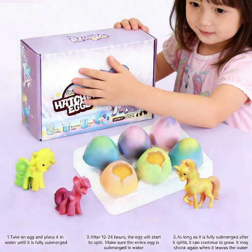 Luxswitch™ Rainbow Unicorn Surprise Eggs (6 Pack)